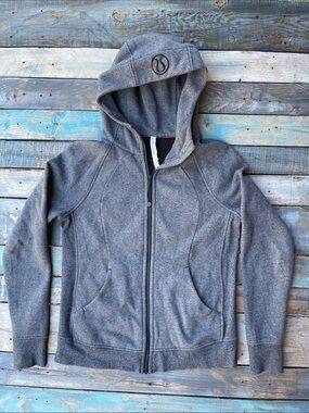 lululemon athletica Scuba Women’s Size 12 Gray Zip-Up Hoodie